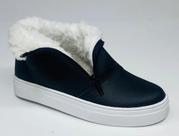 Bota Feminino Abotinado Tênis Pelos Internos Conforto Oferta