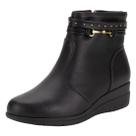 Bota Feminino Conforto Pins Anabela Charme Cano Baixo Modare Bota Feminino Conforto Pins Anabela Charme Cano Baixo Modare