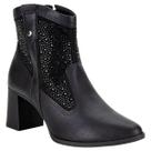 Bota Feminino Dakota Brilho Cano Curto Salto Baixo G9904
