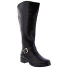 Bota Feminino Montaria Com Fivela Cano Longo Conforto Mooncity 72108