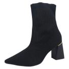 Bota Feminino Salto Médio Bloco Elegante Confortavel Cacci