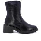 Bota feminino usaflex couro ref:aj1501