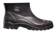 Bota Flex Pvc/ Borracha Preta C/ Curto Impermeável