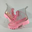Bota galocha glitter infantil em silicone camin 50000 (64317)