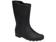 Bota Galocha Grendene Pvc Sem Meia Pega Forte Preta