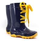Bota Galocha Infantil com Amarra Cadarço Leve Kid