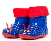 Bota Galocha Infantil GASF Borracha Anteninha Impermeável
