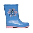 Bota Galocha Infantil Grendene Disney Stich Azul/Rosa