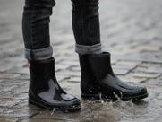 Bota Galocha Molekinha Infantil Chuva Moda Gliter 2187100