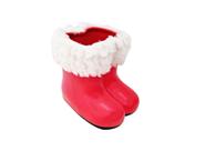 Bota Galocha Papai Noel Enfeite De Natal Em Ceramica