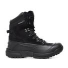 Bota Impermeável Acero em Couro Bovino Modelo Tiger Pró Max Preto Cano Alto Extra Leve