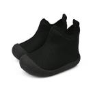 Bota Infantil Bebê Menino Meia Preta Cano Alto Inverno Antiderrapante Confortável Mzshoes