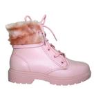 Bota Infantil Cano Curto Pelinhos Menina Molekinha 2164.117 Bota Infantil Cano Curto Pelinhos Menina Molekinha 2164.117
