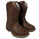 Bota Infantil Country Feminina Com Brilho Rosa Oklahoma Country