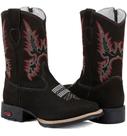 Bota Infantil Country Texana Menino Cowboy de Rodeio Botina em Couro