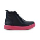 Bota Infantil Feminina Ploc Peluciada Preta e Rosa - 01I Bota Infantil Feminina Ploc Peluciada Preta e Rosa - 01I