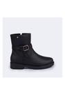 Bota Infantil Feminina Safira Montaria com Fivela Preta Bota Infantil Feminina Safira Montaria com Fivela Preta