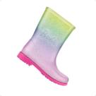Bota Infantil Galocha Grendene Barbie Colorful Rosa