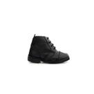 Bota Infantil Masculina Botina Em Couro De Amarrar
