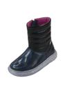 Bota infantil menina cano alto preta pampili