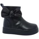 Bota Infantil Menina Cano Baixo Casual Dia a Dia Passeio Escola com Ziper Bico Redondo Mini Sua Cia 7070.00789