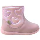 Bota Infantil Menina Casual Dia a Dia Passeio Escola Cano Baixo com Zíper Anatômica Kidy 154-0212
