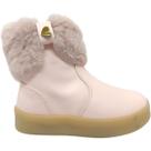 Bota Infantil Menina Casual Dia a Dia Passeio Escola Com Pelinho Cano Baixo Com Zíper Conforto Mini Sua Cia 7070.00788