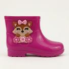 Bota Infantil Menina Impermeável Raposinha