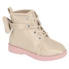 Bota Infantil Menina Laço Coturno Molekinha 2184100 Bota Infantil Menina Laço Coturno Molekinha 2184100