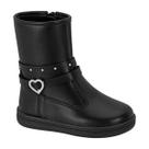 Bota Infantil Menina Molekinha Coração Cano Medio 2127.219