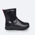 Bota Infantil Menina Pampili Rubi Preta Glíter Furtacor