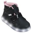 Bota Infantil Menina Pampili Sneaker Com Led na cor Preta Tamanho:30