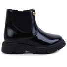 Bota Infantil Meninas CB Kidy Fashion Preto Verniz - 0840