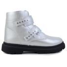 Bota Infantil Meninas CB Klin London Prata - 3660