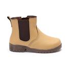 Bota Infantil Menino Pequito Jequinha Zíper Elástico Confortável Antiderrapante Tratorada Estilo Country Moderna