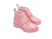 Bota Infantil Mini Melissa Chelsea Boot Com Pelinhos Feminino