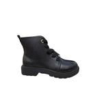 Bota Infantil Molekinha 2164.134 Coturno Menina Cano Curto Desenho do tecido:PretoTamanho:28Gênero:Infantil