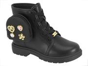 Bota Infantil Molekinha Coturno Bolsinha Pinjentes 2164144