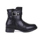 Bota Infantil Mooncity 79903 Cano Curto com Fivela Estilo Montaria