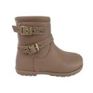 Bota Infantil Pampili Menina Nude Preta Conforto e Estilo