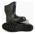 Bota Innpro Preta Cano Médio Impermeável de Borracha para Trabalho Profissional