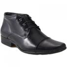 Bota Jota Pe Cano Curto Social Air Boot Winne Pelica De Cadarço Super Confortável 60950 (62129)