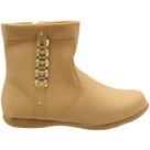 Bota Juvenil Street Cal Cano Médio Adorno Metalizado Menina Bota Juvenil Street Cal Cano Médio Adorno Metalizado Menina