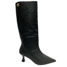 Bota Lança Perfume Feminina Cano Longo Preto Couro Bota Lança Perfume Feminina Cano Longo Preto Couro