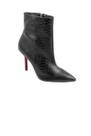 Bota Luxo Chic Line - Croco Preta Salto Fino