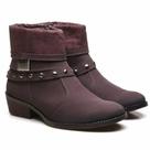 Bota marrom feminina