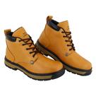 Bota Masculina Adventure Coturno 100% Couro Legitimo Blaqueada Solado antiderrapante Moderna Psylok