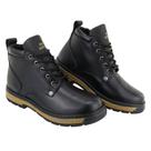 Bota Masculina Adventure Coturno 100% Couro Legitimo Blaqueada Solado antiderrapante Moderna Psylok