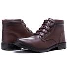 Bota masculina adventure coturno cano curto marrom
