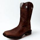 Bota Masculina Bico Quadrado Couro Legitimo Jump Texas Rodeo